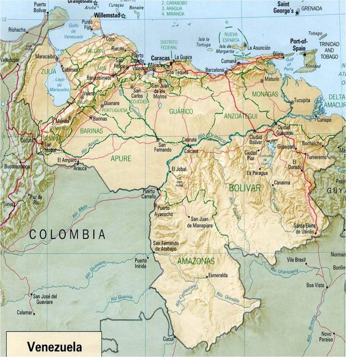 kartta venezuela river