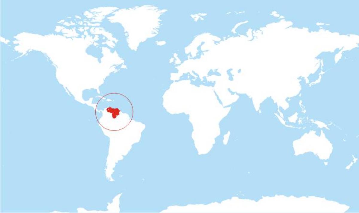 kartta venezuela sijainti maailmassa