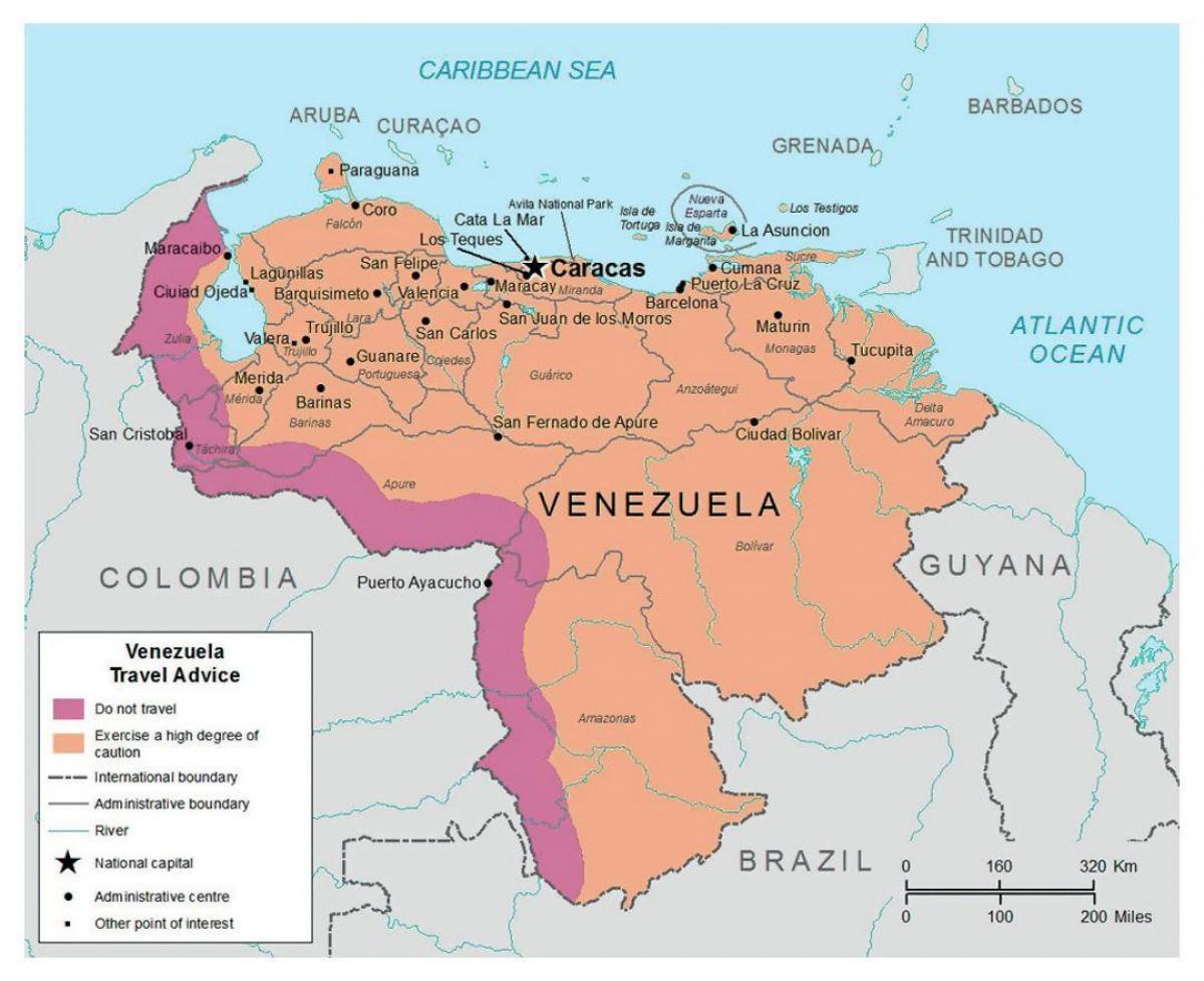 venezuelan kartta